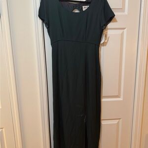 Elegant Dark Green Women's Dress